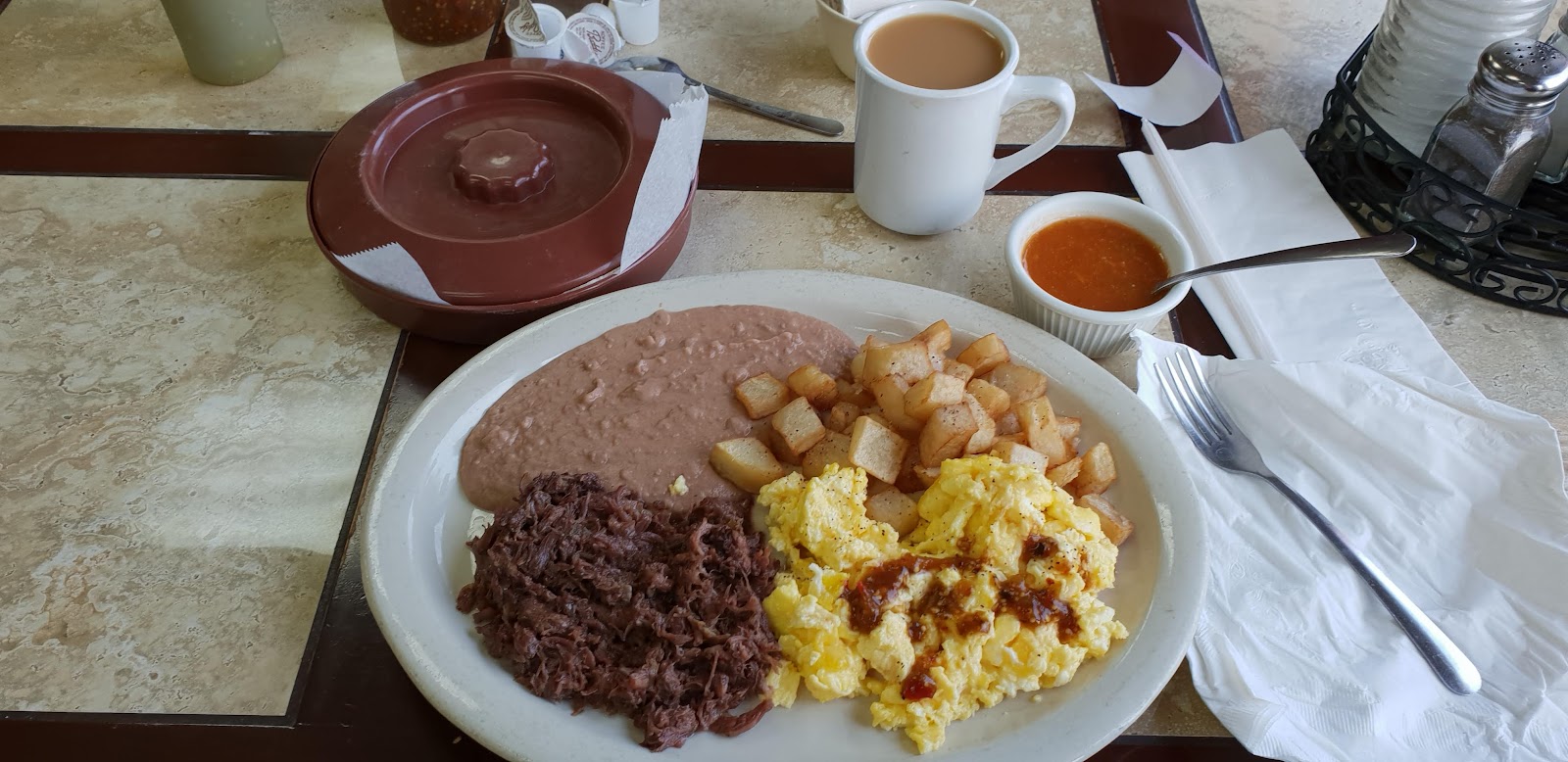 Dish served at The Mexico Taqueria
