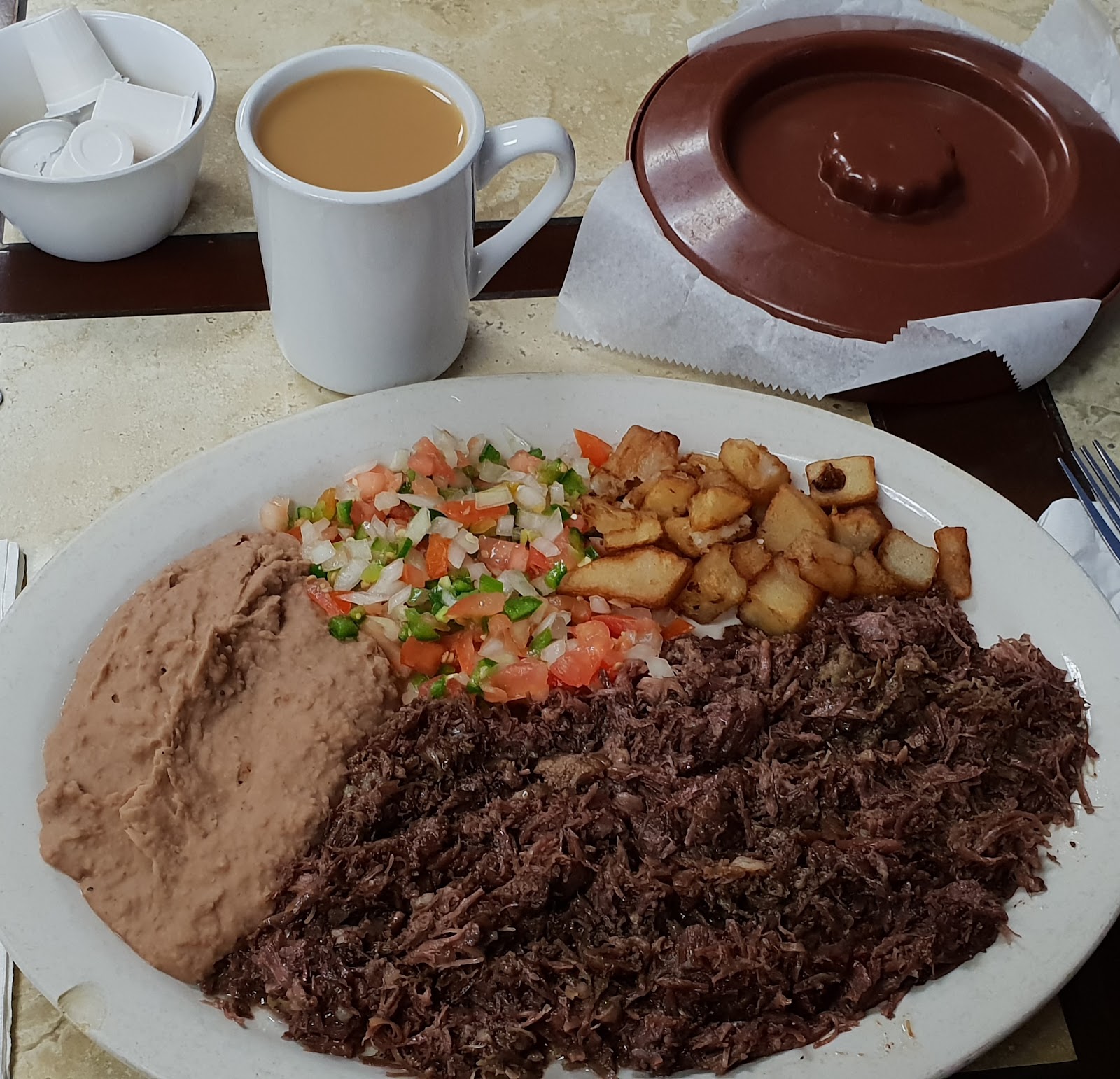Dish served at The Mexico Taqueria